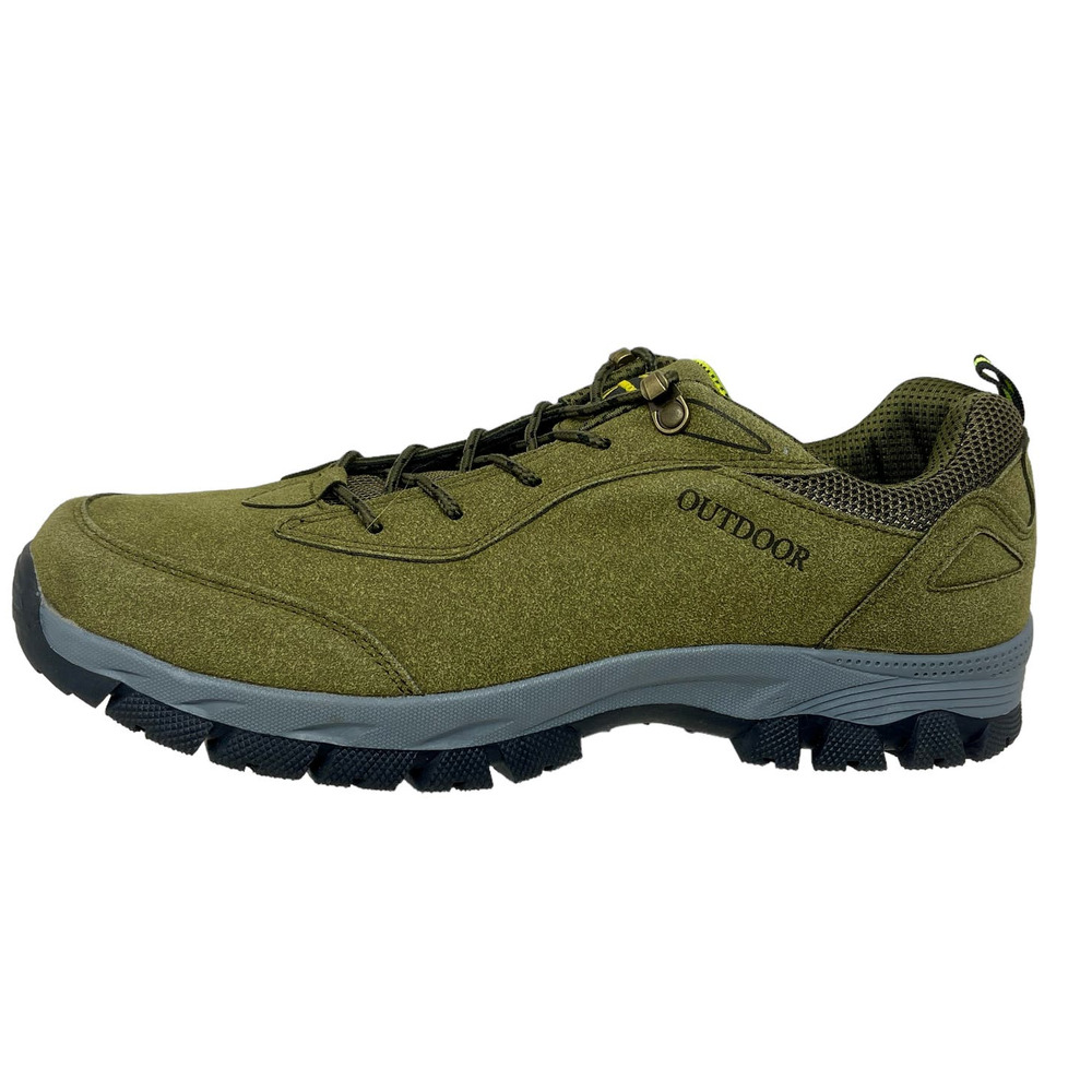 Outdoor‎ Brand Leather Shoes Non-Slip Men's Sz 12 Oxfords "Green" 8,7,7:L.3.6